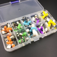 50 sztuk/pudło stomatologia metalowe opaski matrycowe Retainerless Automatrix z szafką matryce matrycowe matryce profilowane 1